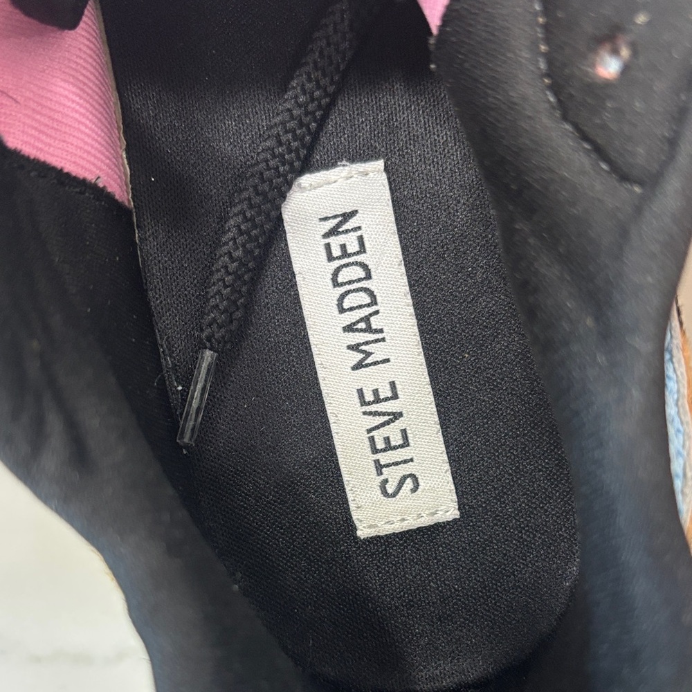 Steve Madden Multi-Color Leopard Mesh Sneaker - Picture 13 of 13